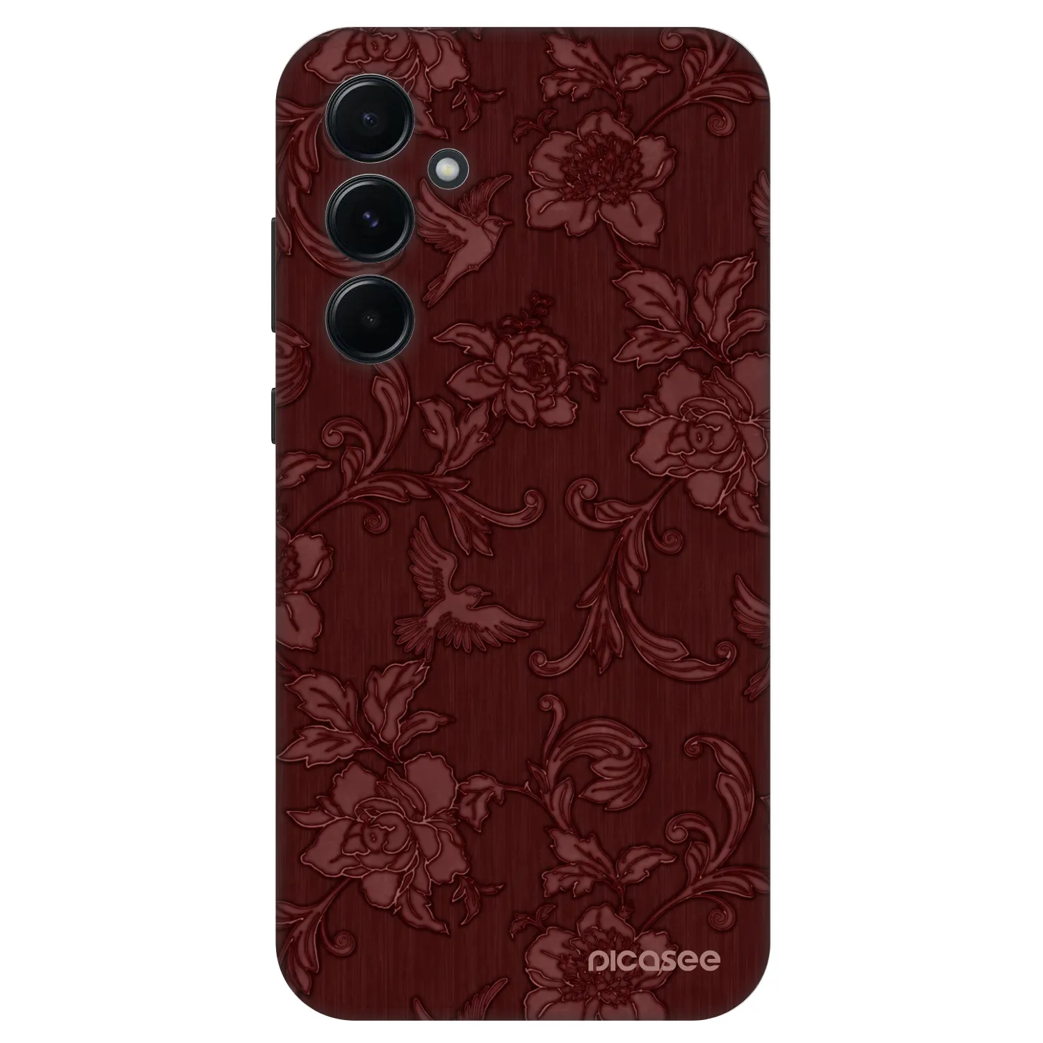 Picasee Fashion Case pre Samsung Galaxy A55 5G A556B - Red Elegance