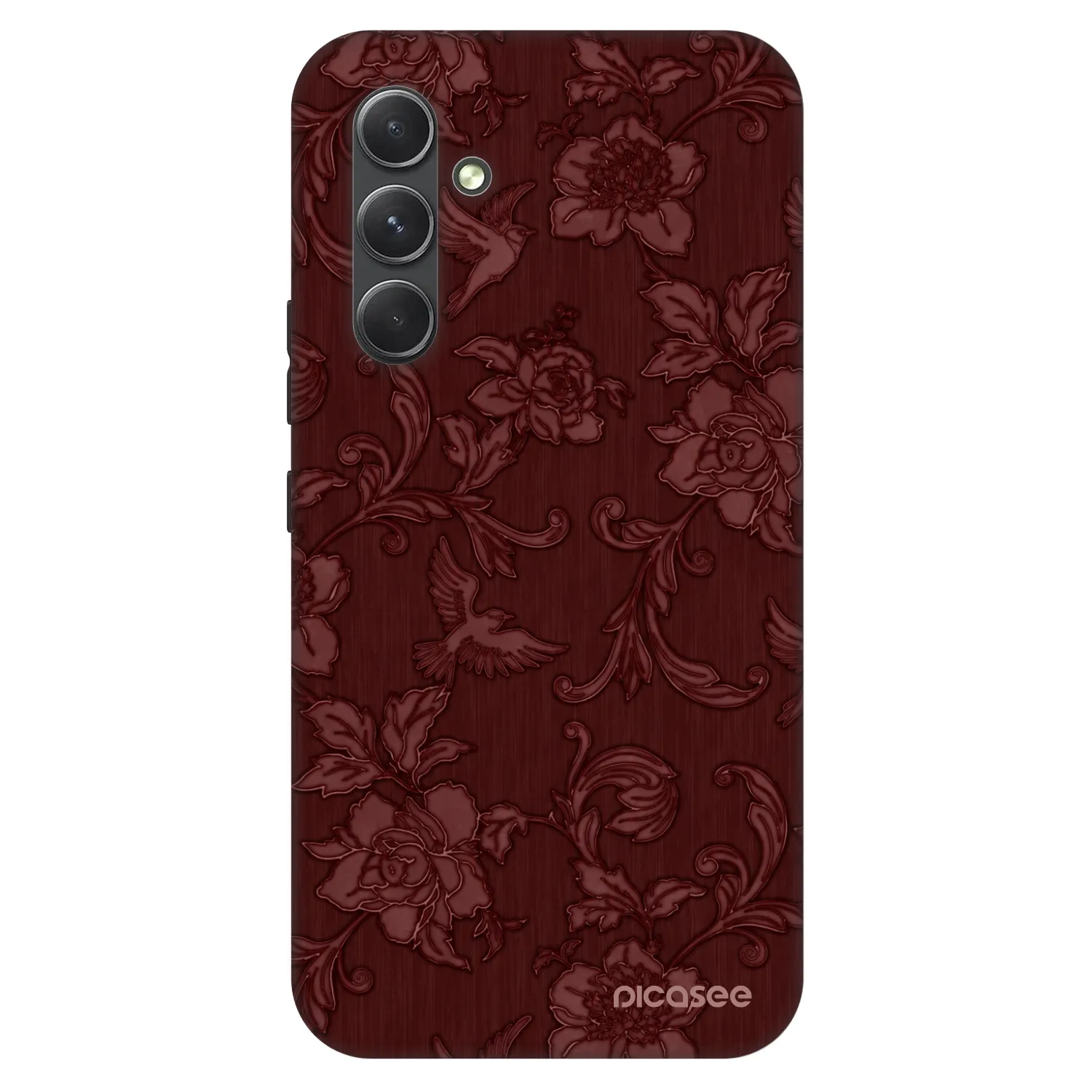 Picasee Fashion Case pre Samsung Galaxy A54 5G A546B - Red Elegance
