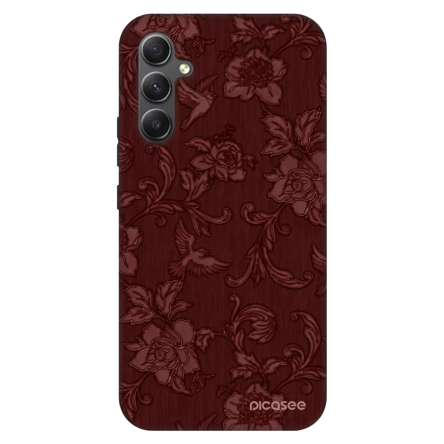 Picasee Fashion Case pre Samsung Galaxy A34 5G A346B - Red Elegance