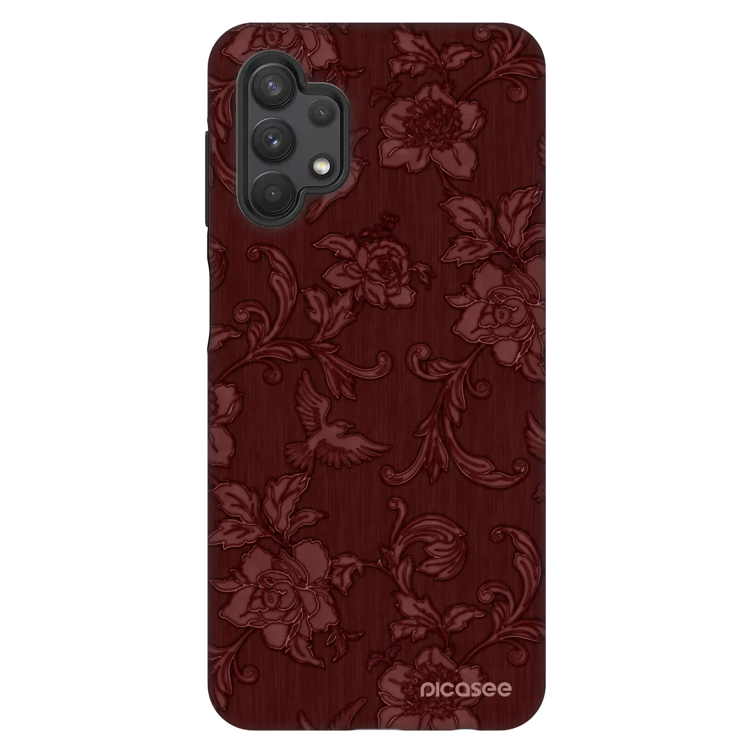 Picasee Fashion Case pre Samsung Galaxy A32 5G A326B - Red Elegance