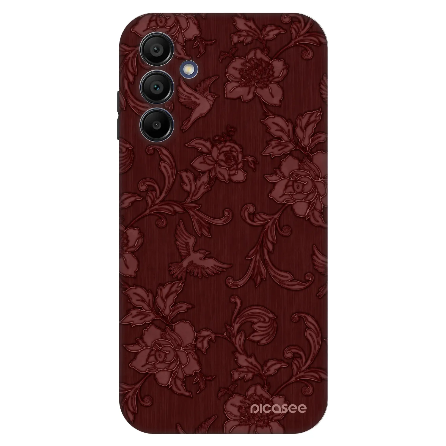 Picasee Fashion Case pre Samsung Galaxy A15 A156B 5G - Red Elegance