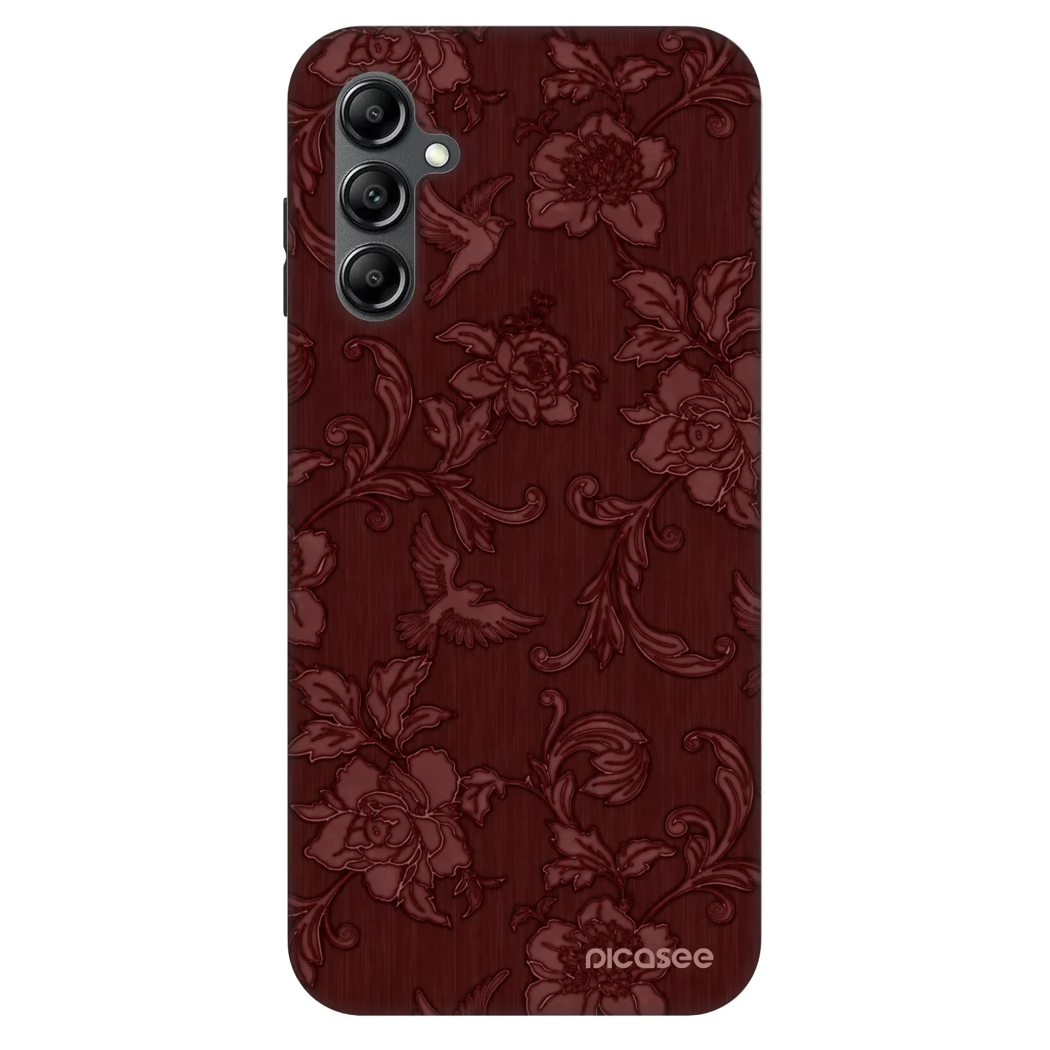 Picasee Fashion Case pre Samsung Galaxy A14 5G A146P - Red Elegance