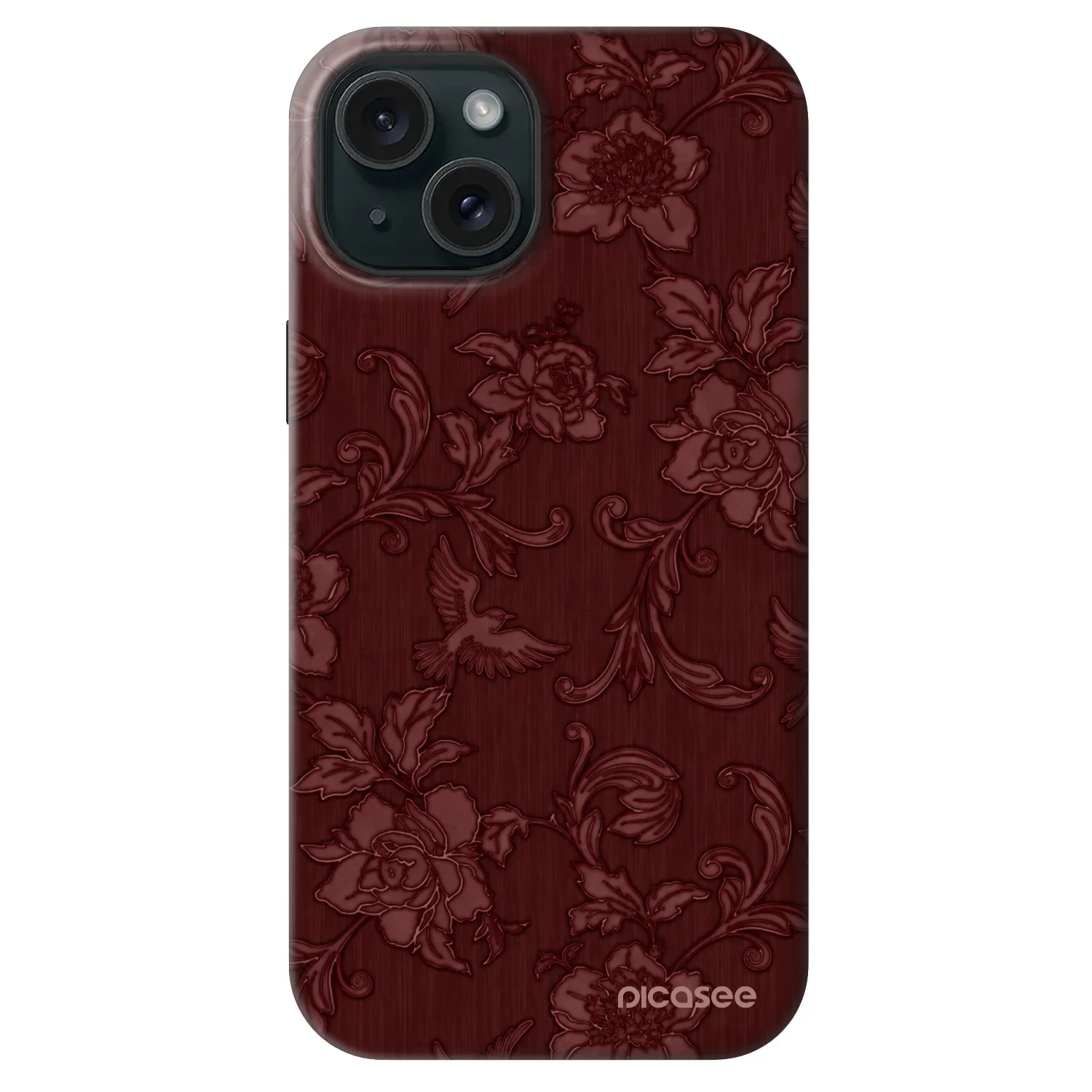 Picasee Fashion Case MagSafe pre Apple iPhone 15 - Red Elegance