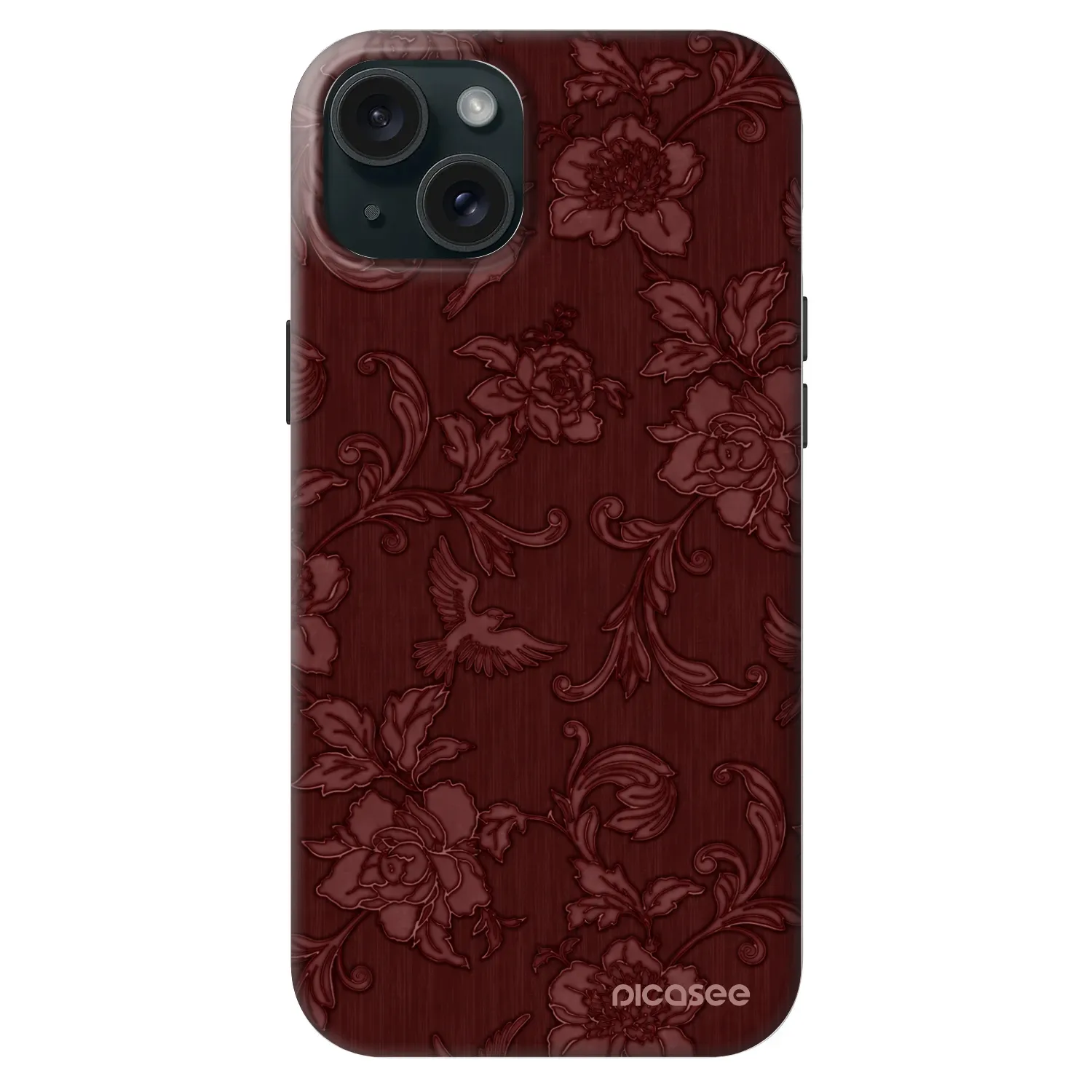 Picasee Fashion Case MagSafe pre Apple iPhone 15 Plus - Red Elegance