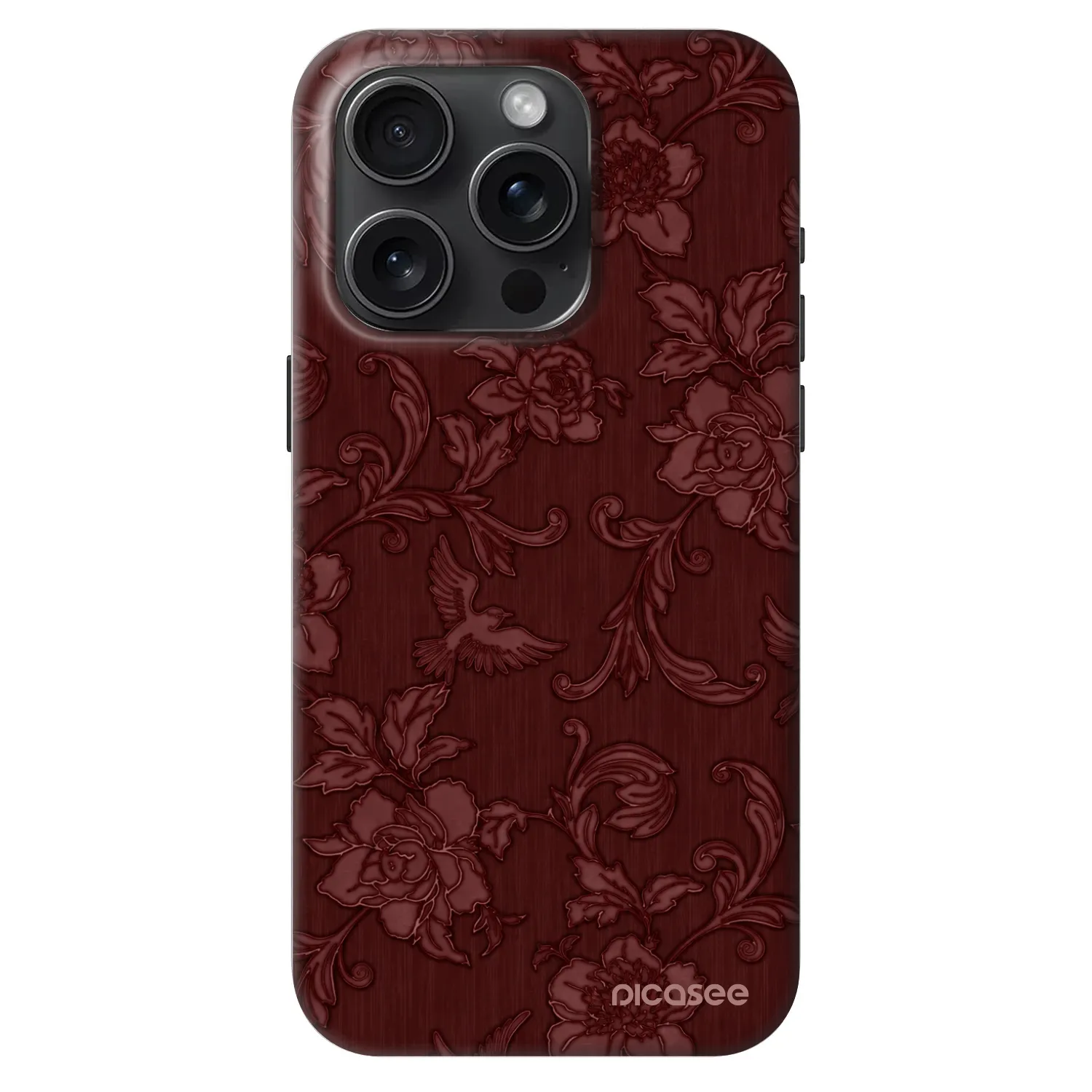 Picasee Fashion Case MagSafe pre Apple iPhone 15 Pro - Red Elegance