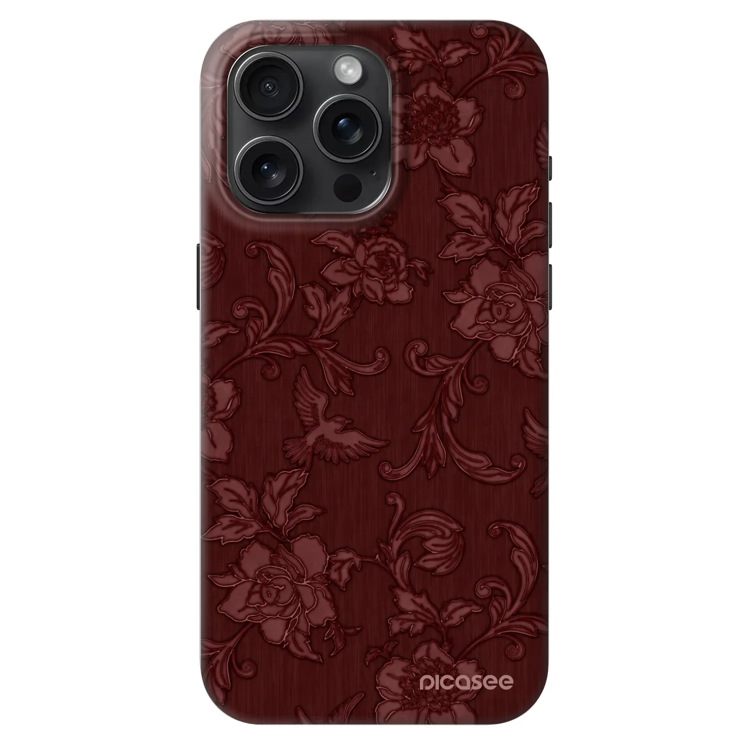 Picasee Fashion Case MagSafe pre Apple iPhone 15 Pro Max - Red Elegance