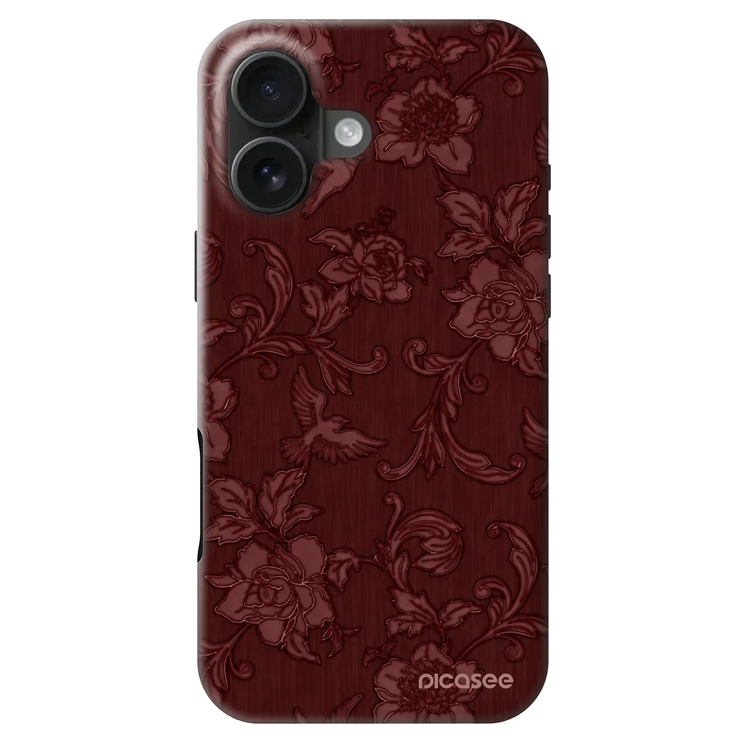 Picasee Fashion Case MagSafe pre Apple iPhone 16 - Red Elegance
