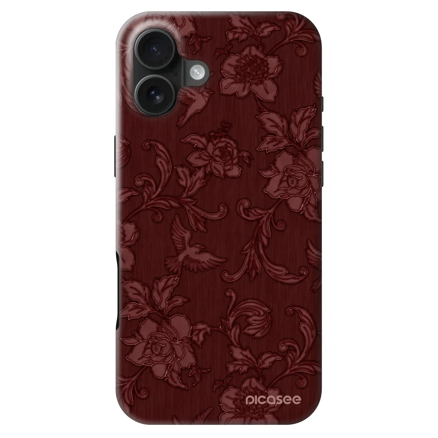 Picasee Fashion Case MagSafe pre Apple iPhone 16 Plus - Red Elegance