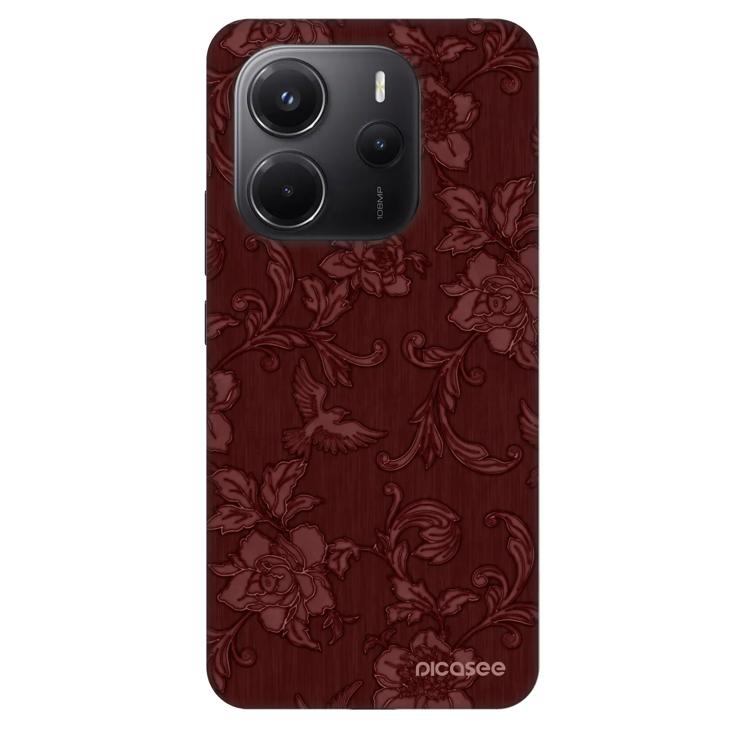 Picasee Fashion Case pre Xiaomi Redmi Note 14 4G - Red Elegance