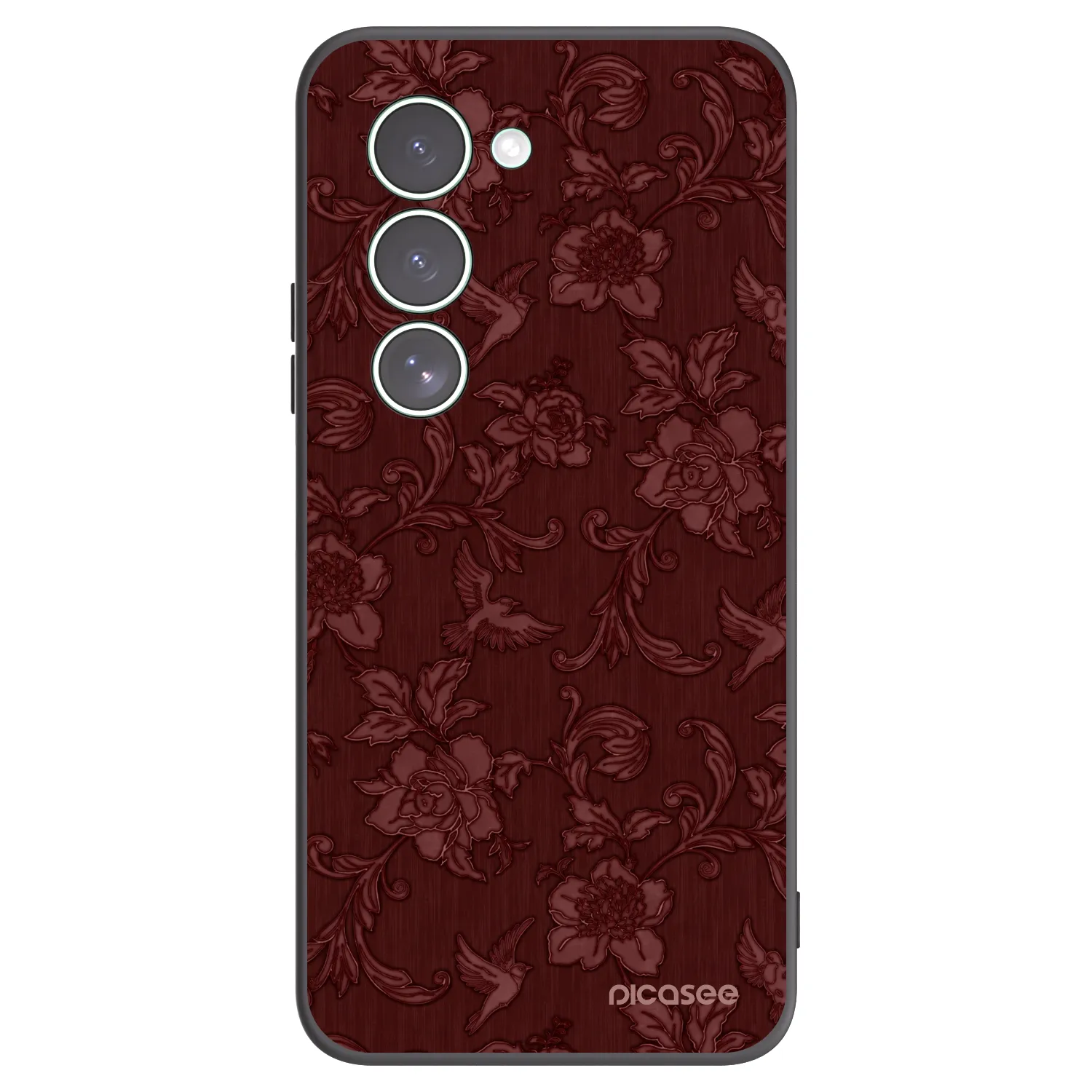 Picasee silikónový čierny obal pre Xiaomi Redmi 15 5G - Red Elegance