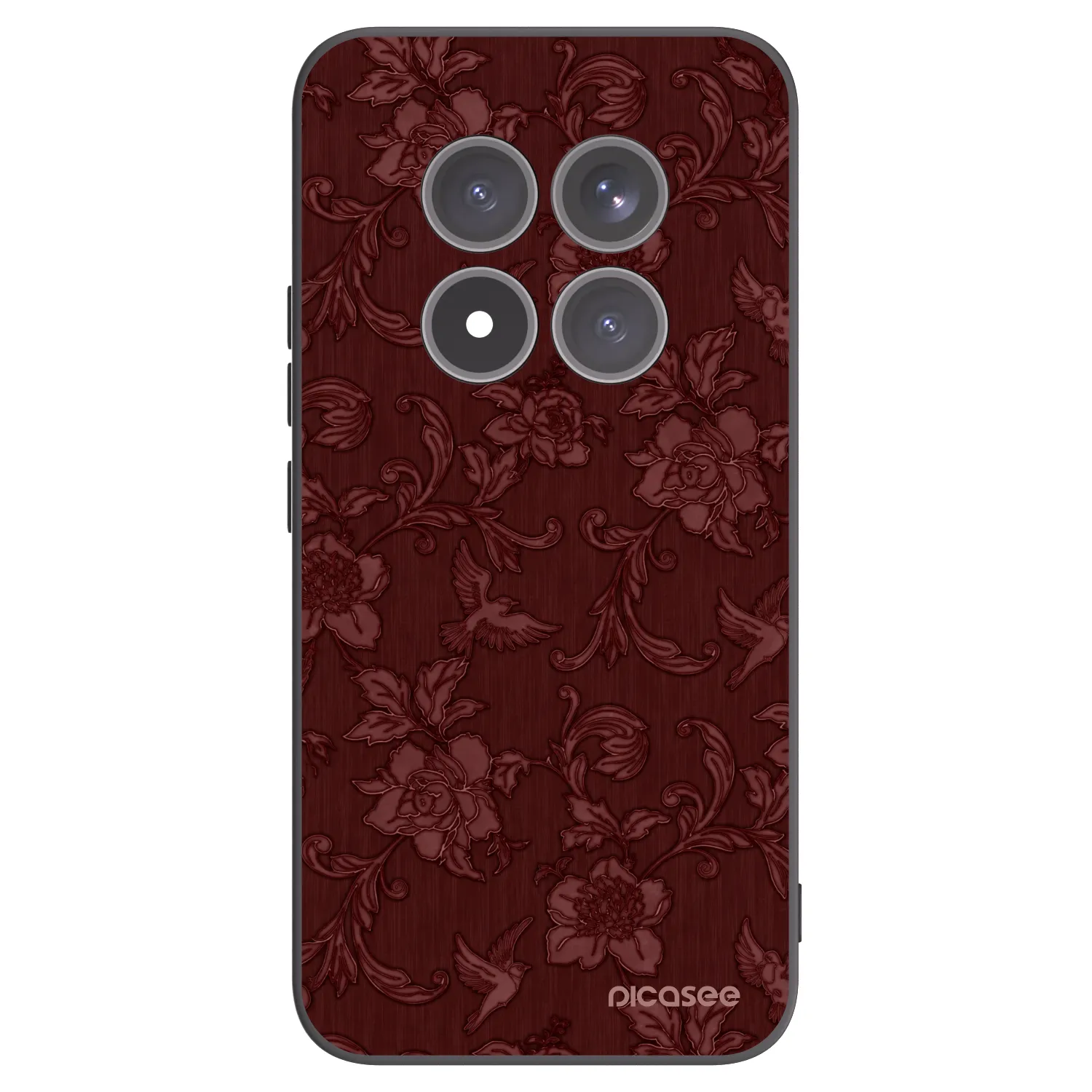 Picasee silikónový čierny obal pre Xiaomi Redmi Note 15 Pro+ - Red Elegance