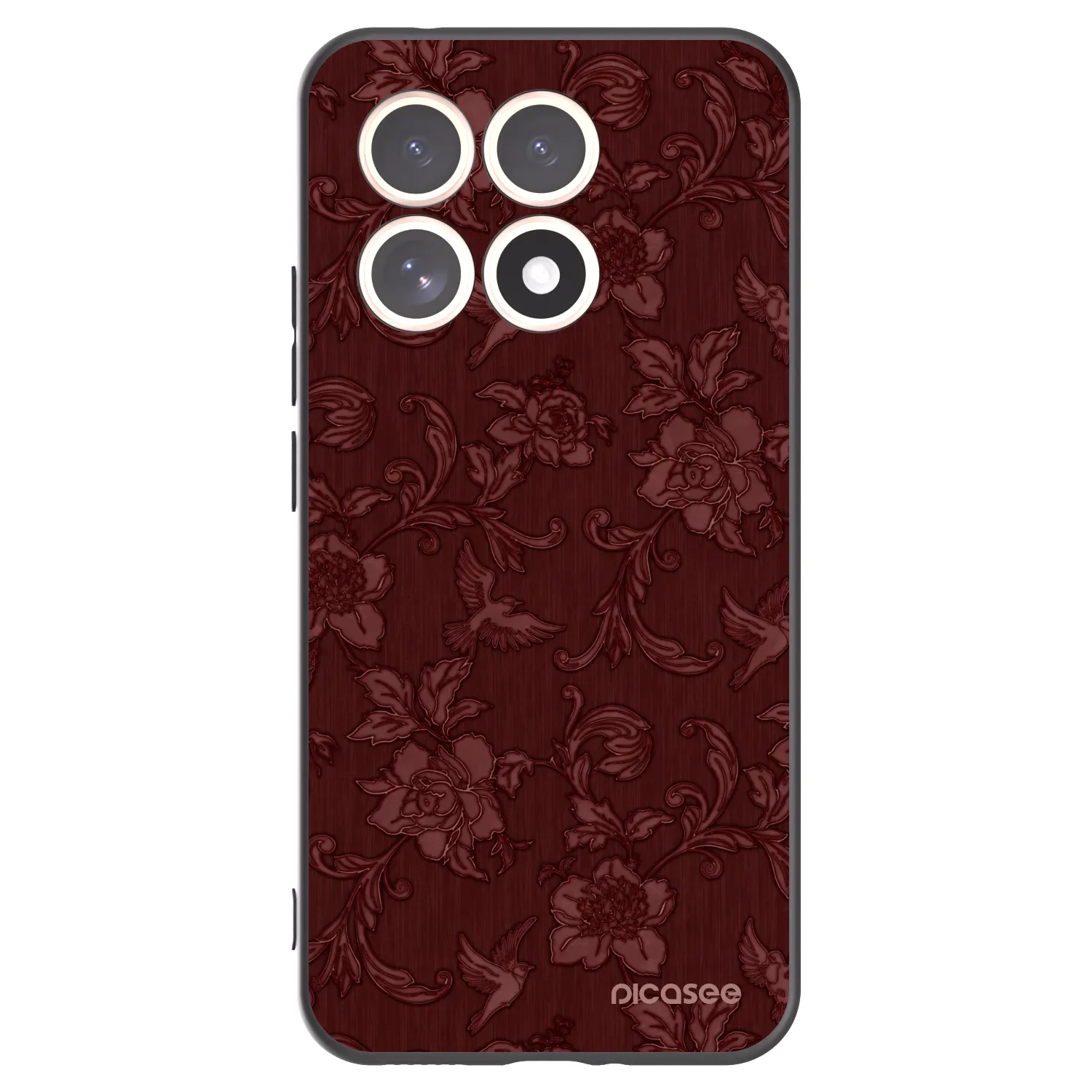 Picasee silikónový čierny obal pre Xiaomi 15T - Red Elegance