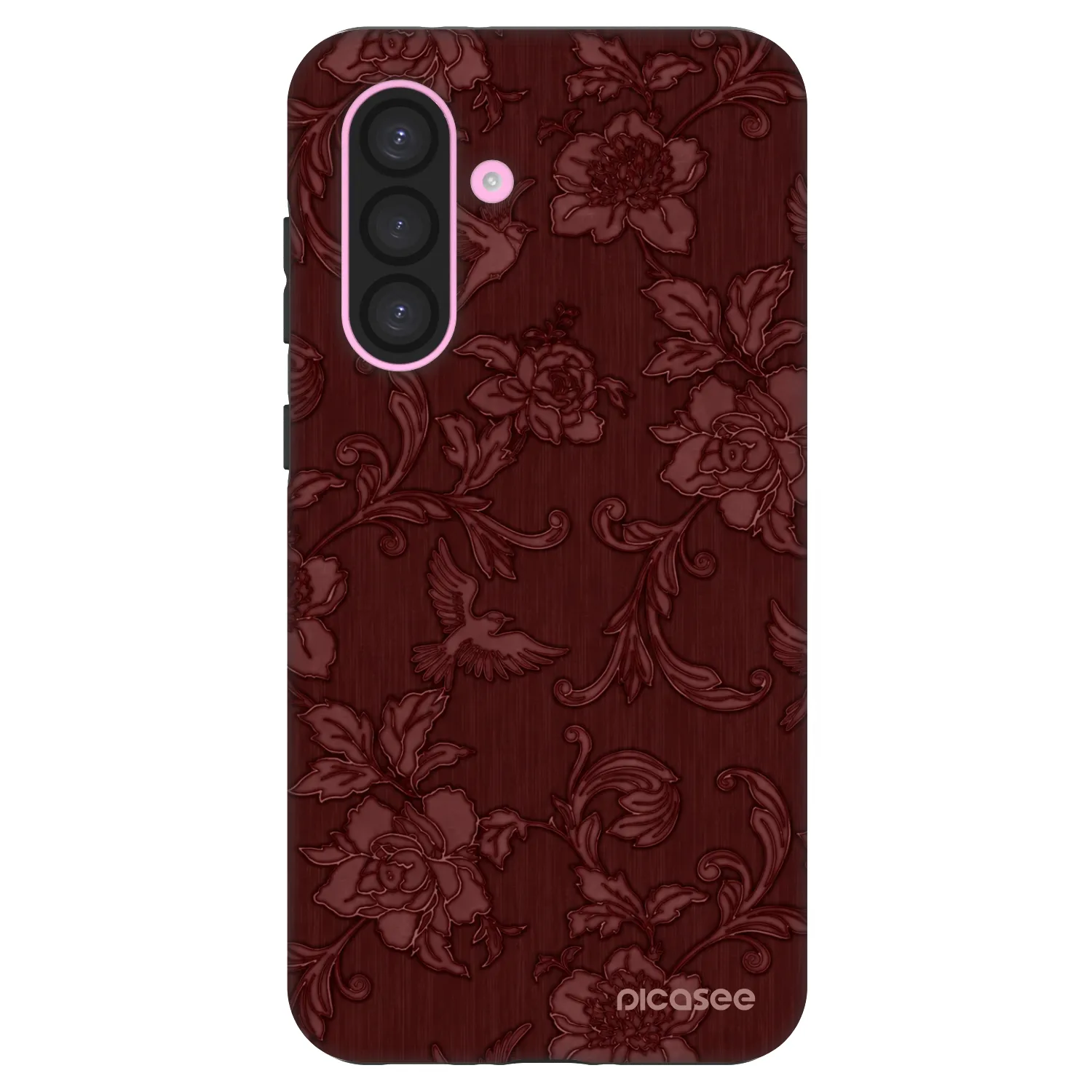 Picasee Fashion Case pre Samsung Galaxy A56 5G A566B - Red Elegance