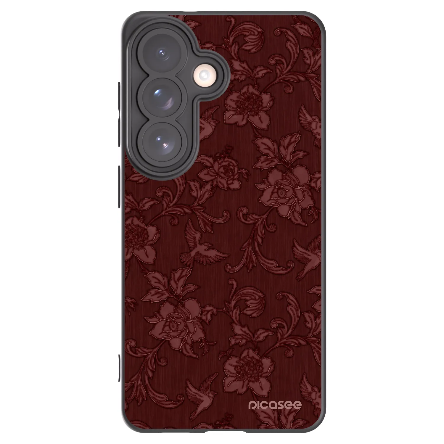 Picasee silikónový čierny obal pre Samsung Galaxy S26 - Red Elegance