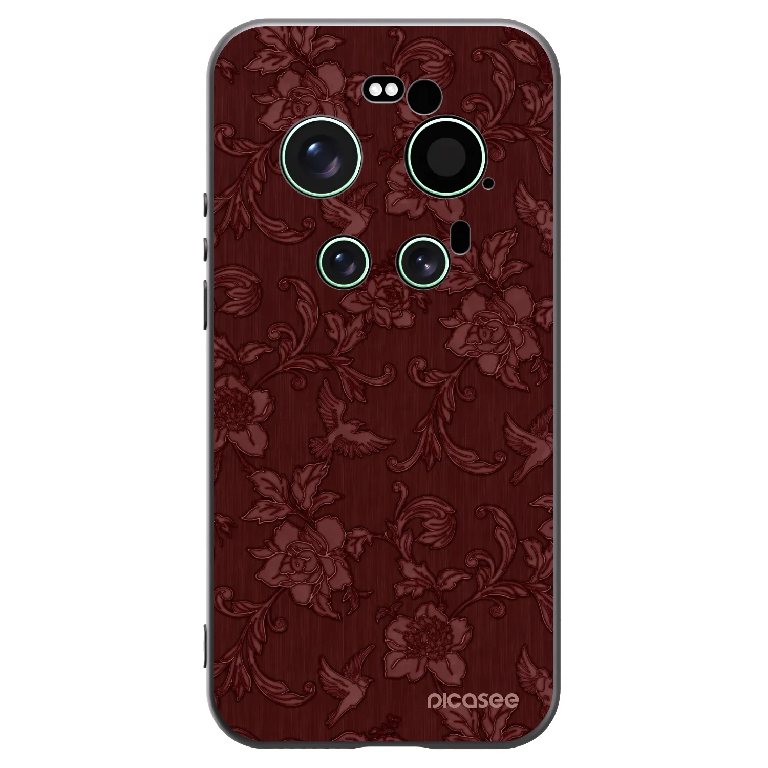 Picasee silikónový čierny obal pre Xiaomi 17 Ultra - Red Elegance