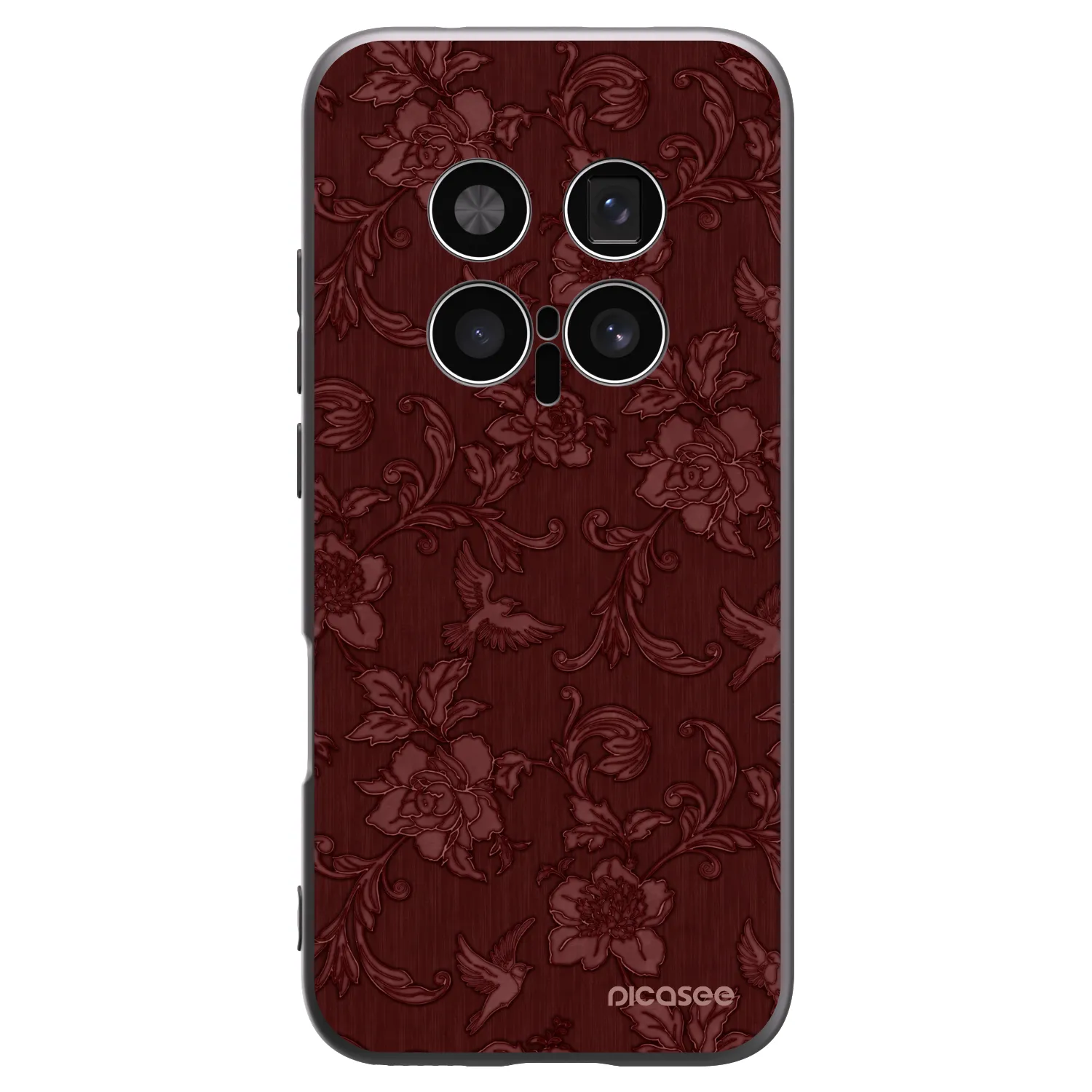 Picasee silikónový čierny obal pre Honor Magic8 Pro 5G - Red Elegance