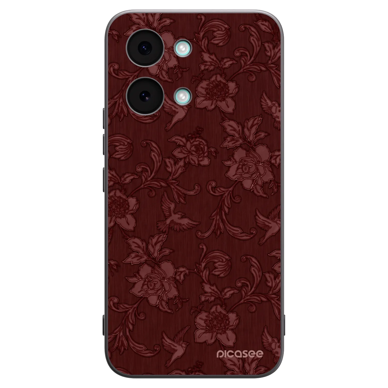 Picasee silikónový čierny obal pre Xiaomi Poco X8 Pro Max - Red Elegance