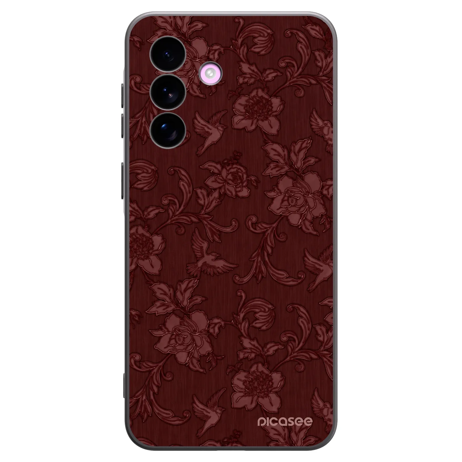 Picasee silikónový čierny obal pre Samsung Galaxy A57 5G - Red Elegance