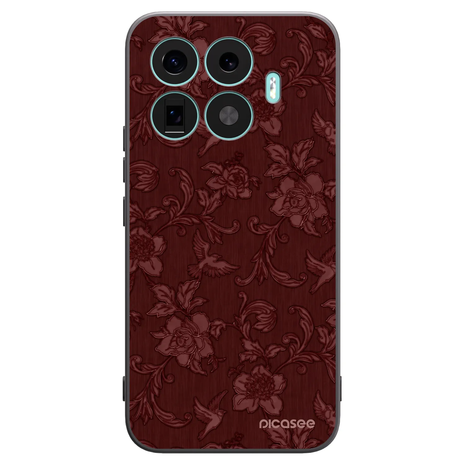 Picasee silikónový čierny obal pre Xiaomi 17T Pro - Red Elegance