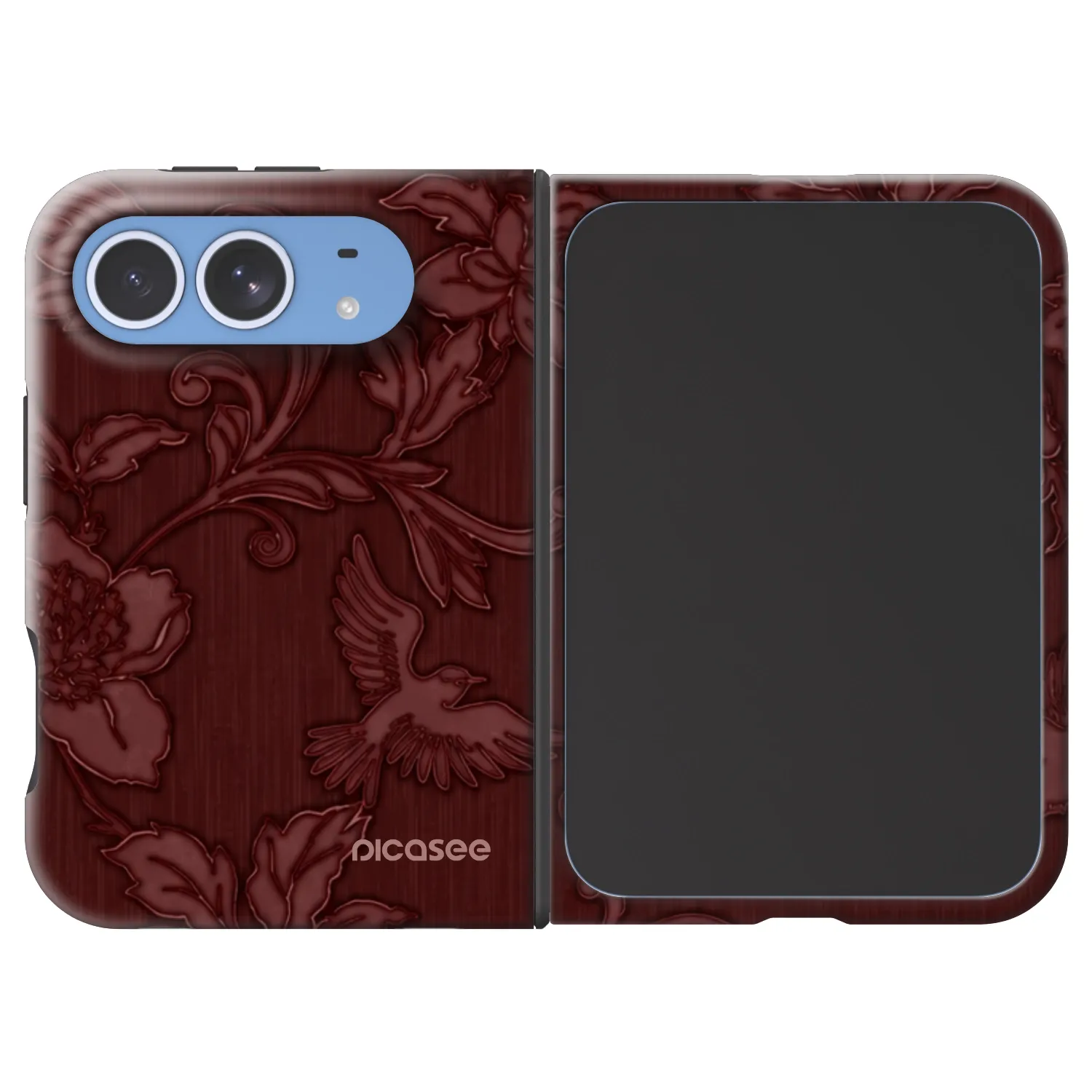 Picasee Fashion Case MagSafe pre Apple iPhone Duo - Red Elegance