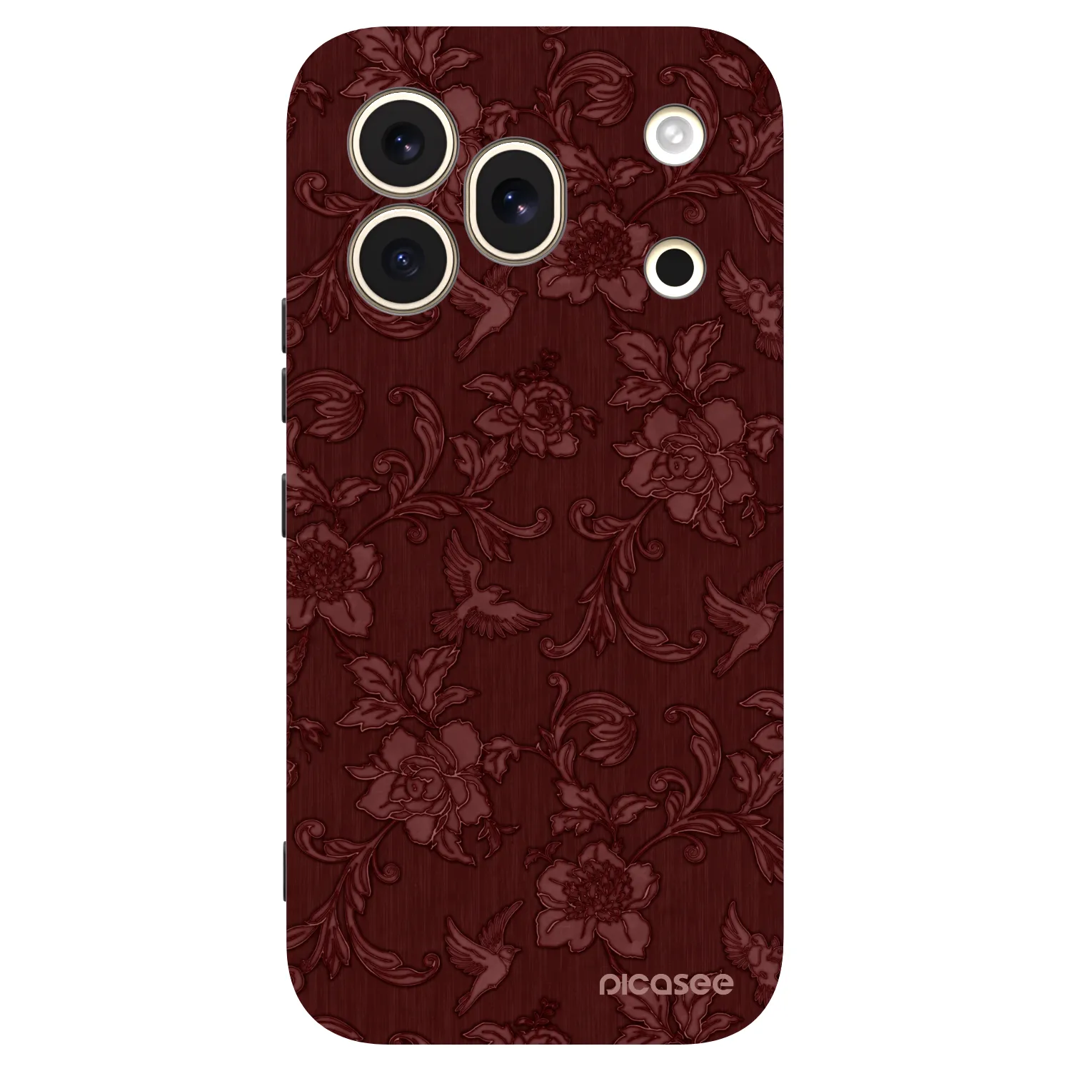 Picasee silikónový čierny obal pre Honor 600 Pro - Red Elegance