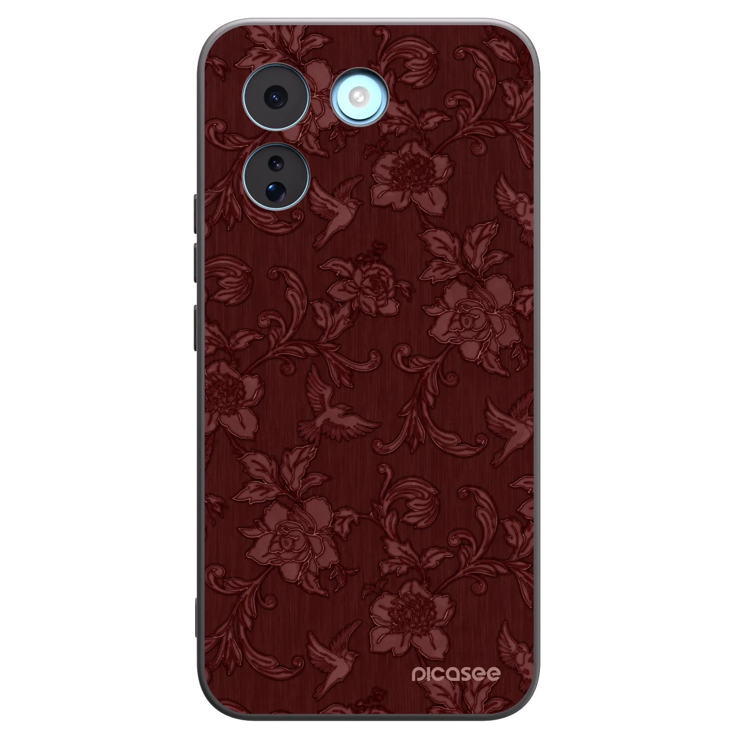 Picasee silikónový čierny obal pre Xiaomi Redmi Note 17 Pro MAX 5G - Red Elegance