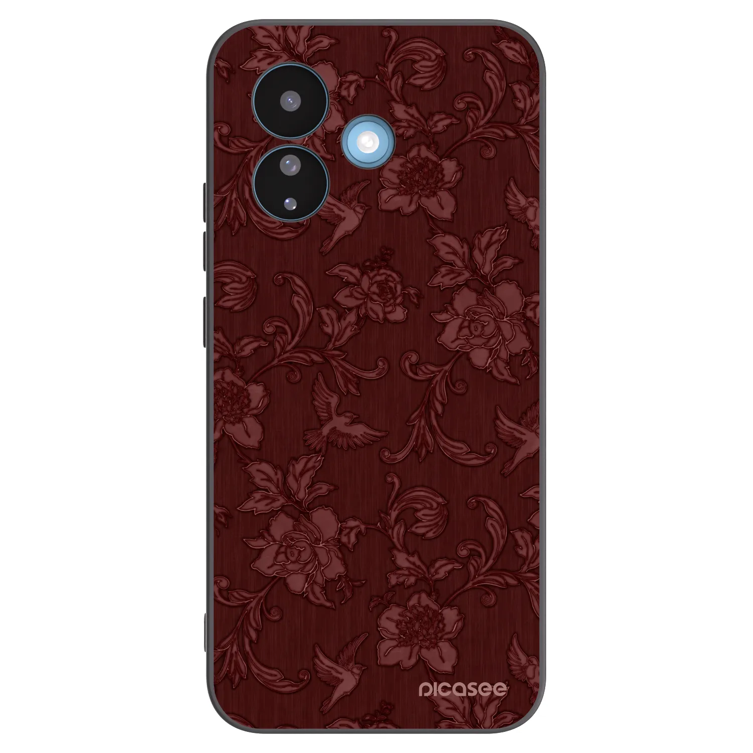 Picasee silikónový čierny obal pre Xiaomi Redmi Note 17 Pro 5G - Red Elegance