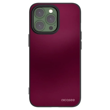 Picasee silikónový čierny obal pre Apple iPhone 13 Pro - Velvet Bordeaux