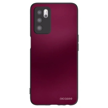 Picasee silikónový čierny obal pre OPPO A16 - Velvet Bordeaux