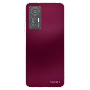 Picasee silikónový prehľadný obal pre Xiaomi 12 Lite - Velvet Bordeaux