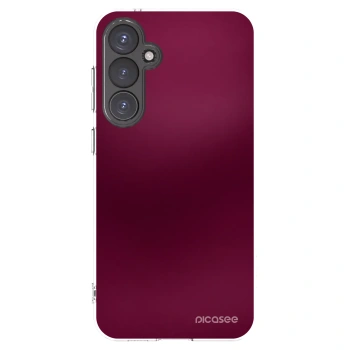 Picasee silikónový prehľadný obal pre Samsung Galaxy S23 FE S711B - Velvet Bordeaux