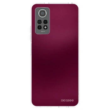Picasee silikónový prehľadný obal pre Xiaomi Redmi Note 12 Pro 4G - Velvet Bordeaux
