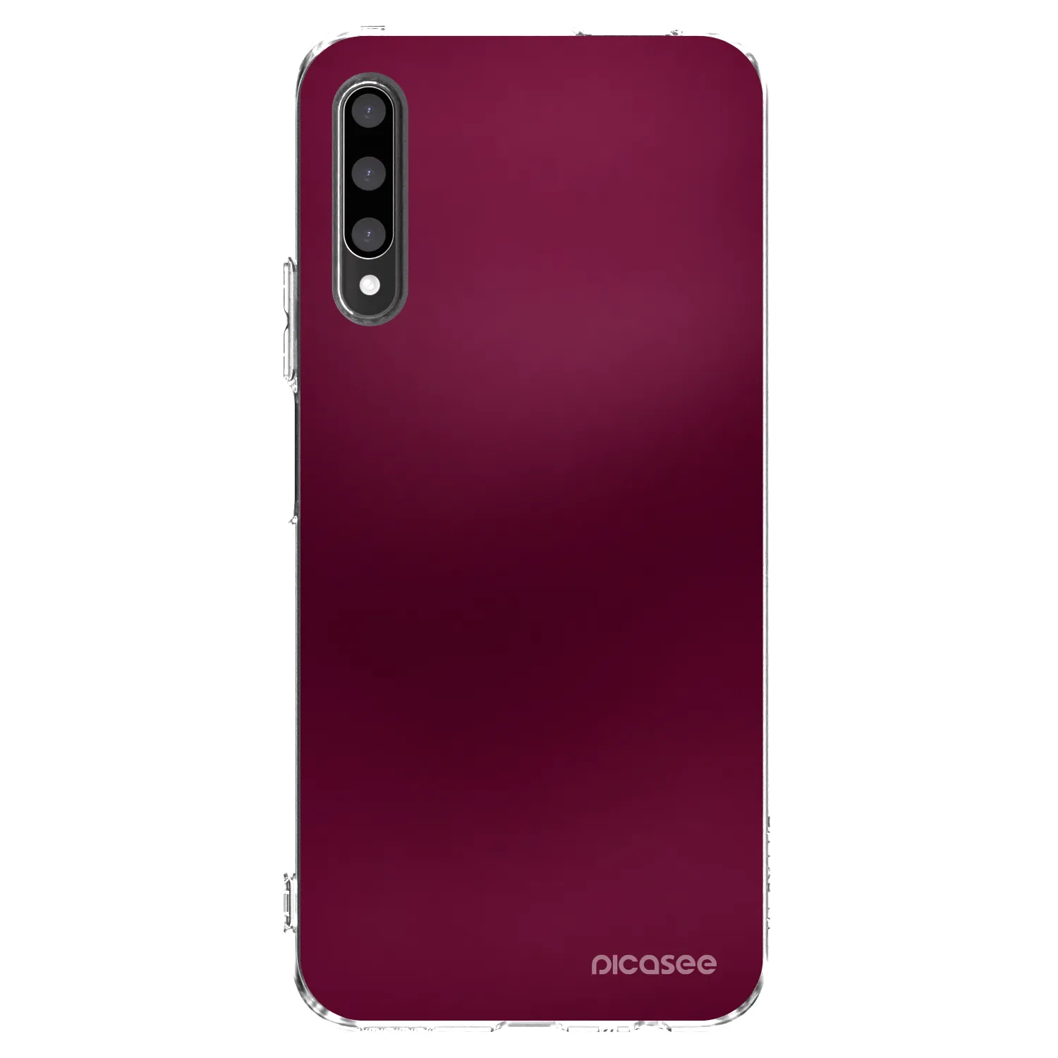 Picasee silikónový prehľadný obal pre Honor 9X Pro - Velvet Bordeaux