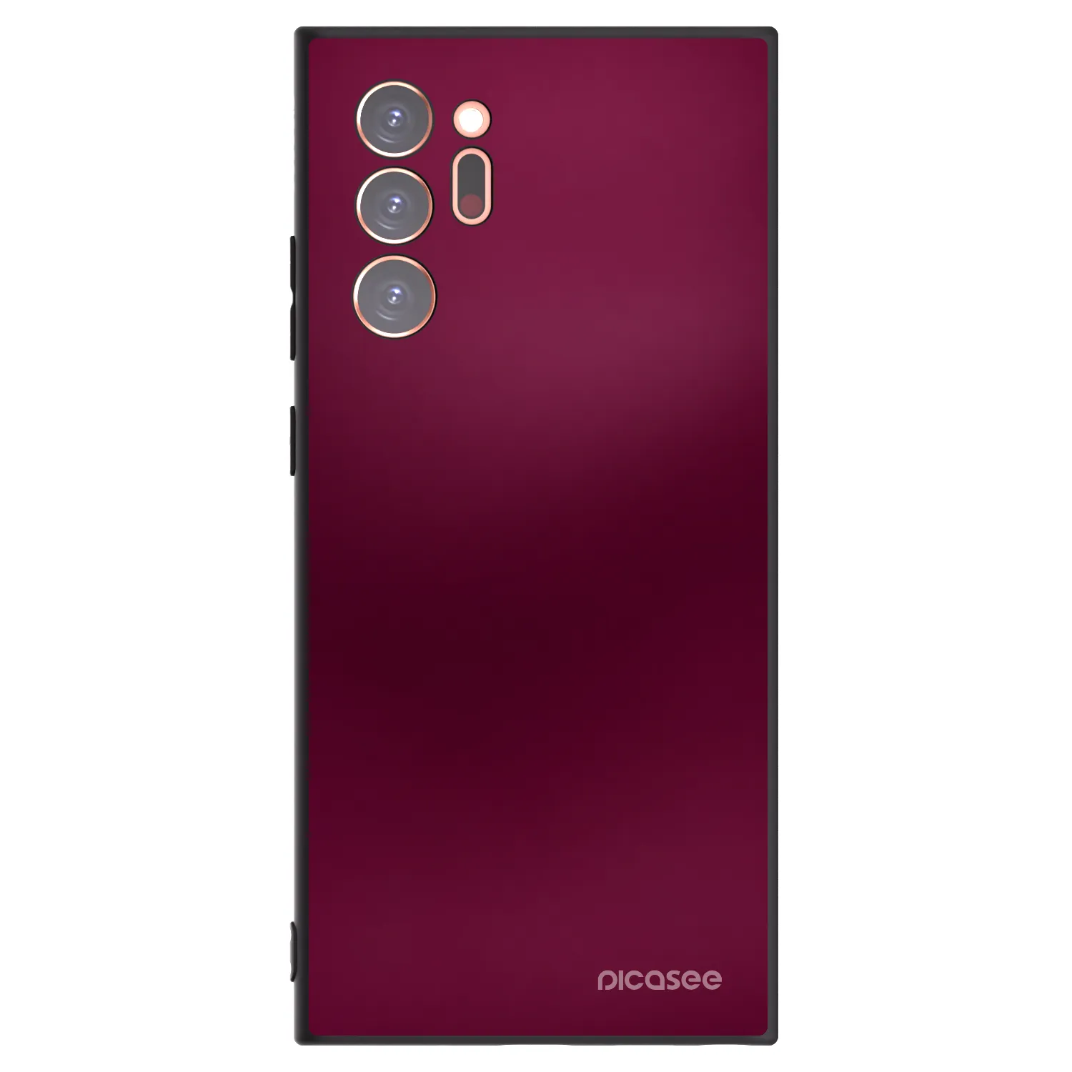 Picasee silikónový čierny obal pre Samsung Galaxy Note 20 Ultra - Velvet Bordeaux