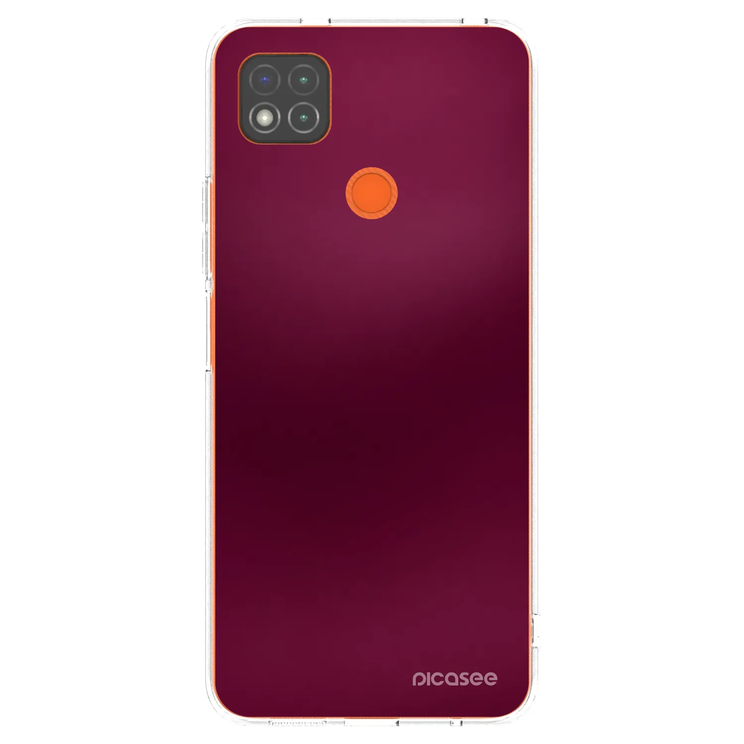 Picasee silikónový prehľadný obal pre Xiaomi Redmi 9C - Velvet Bordeaux