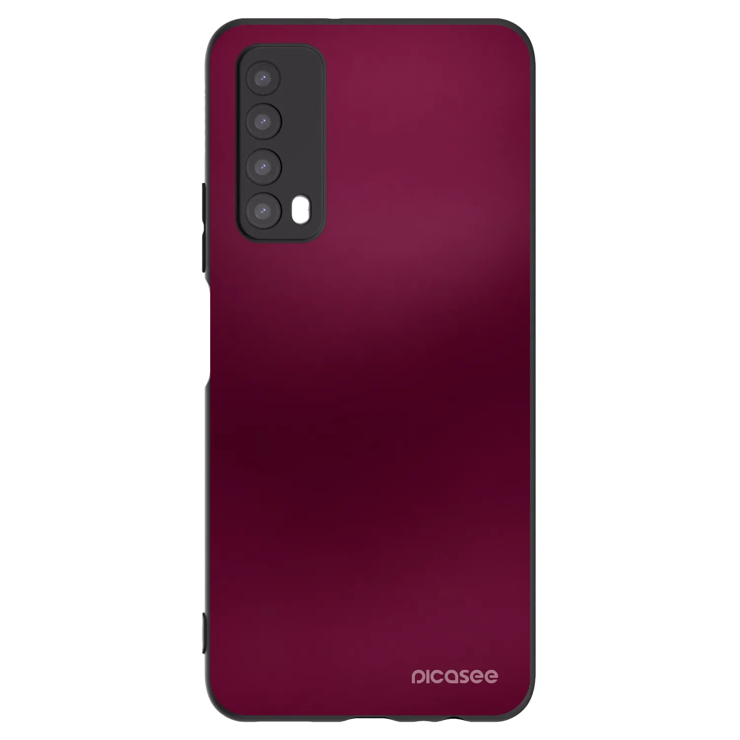 Picasee silikónový čierny obal pre Huawei P Smart 2021 - Velvet Bordeaux