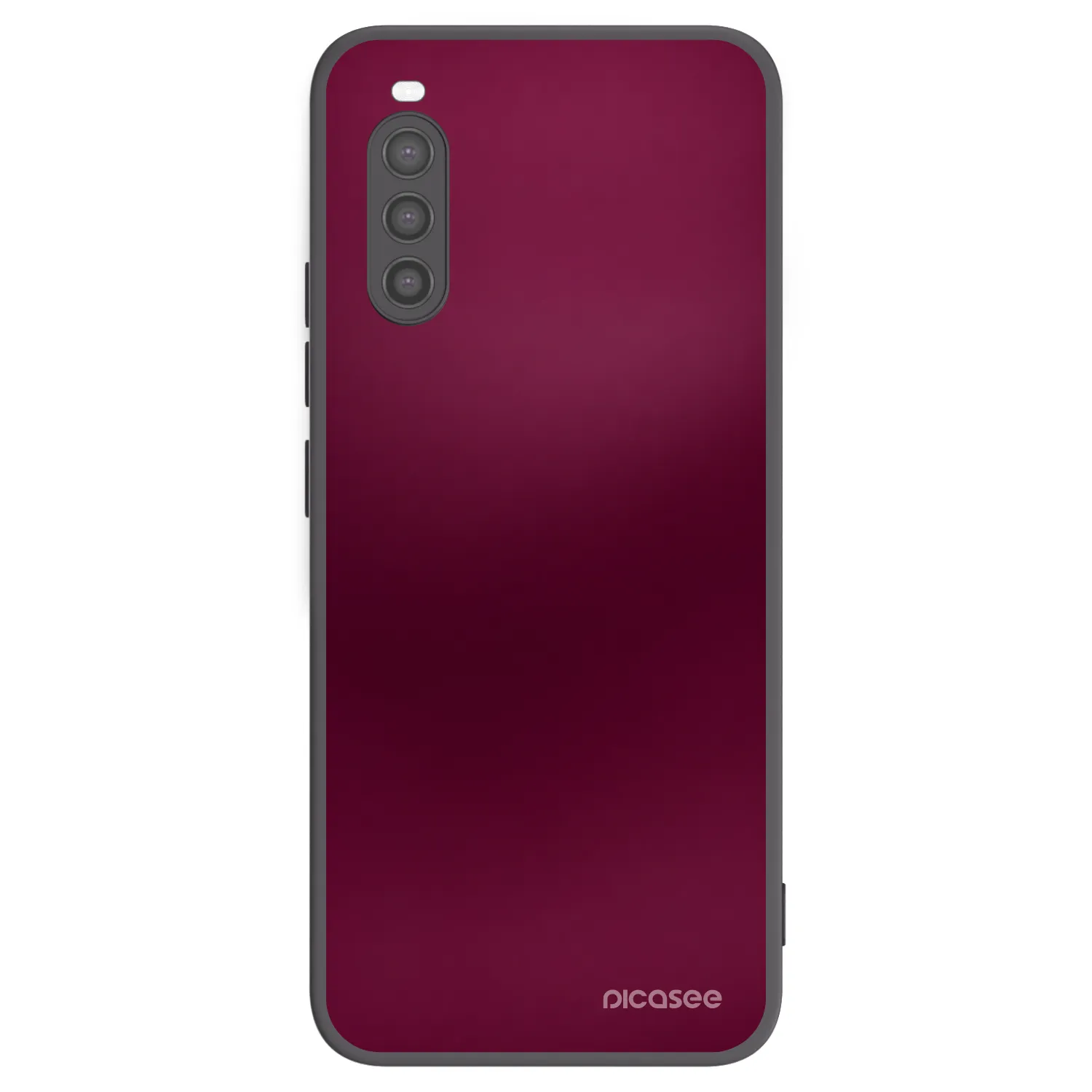 Picasee silikónový čierny obal pre Sony Xperia 10 II - Velvet Bordeaux