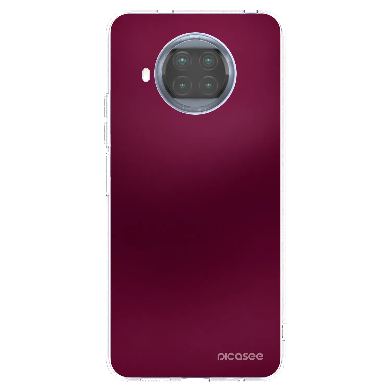 Picasee silikónový prehľadný obal pre Xiaomi Mi 10T Lite - Velvet Bordeaux