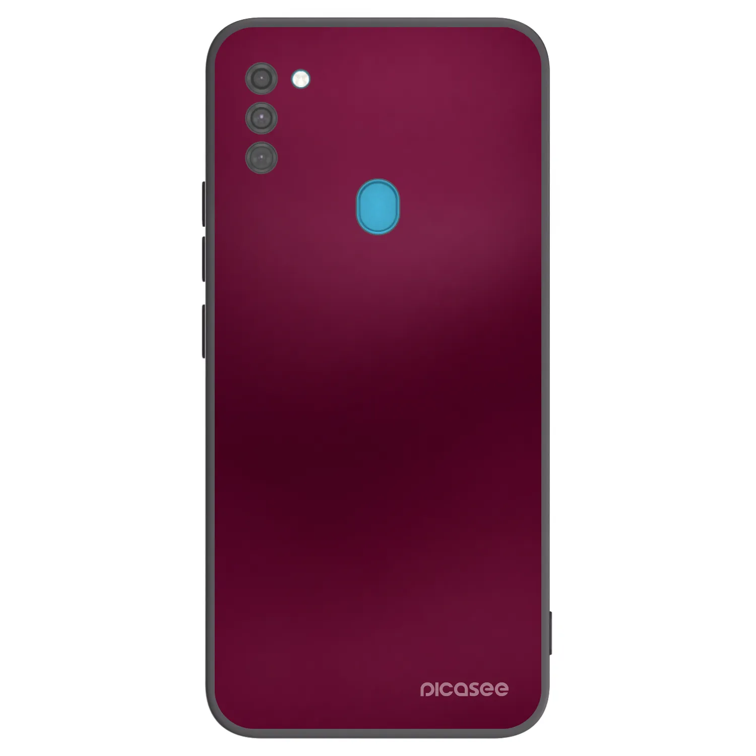 Picasee silikónový čierny obal pre Samsung Galaxy M11 - Velvet Bordeaux