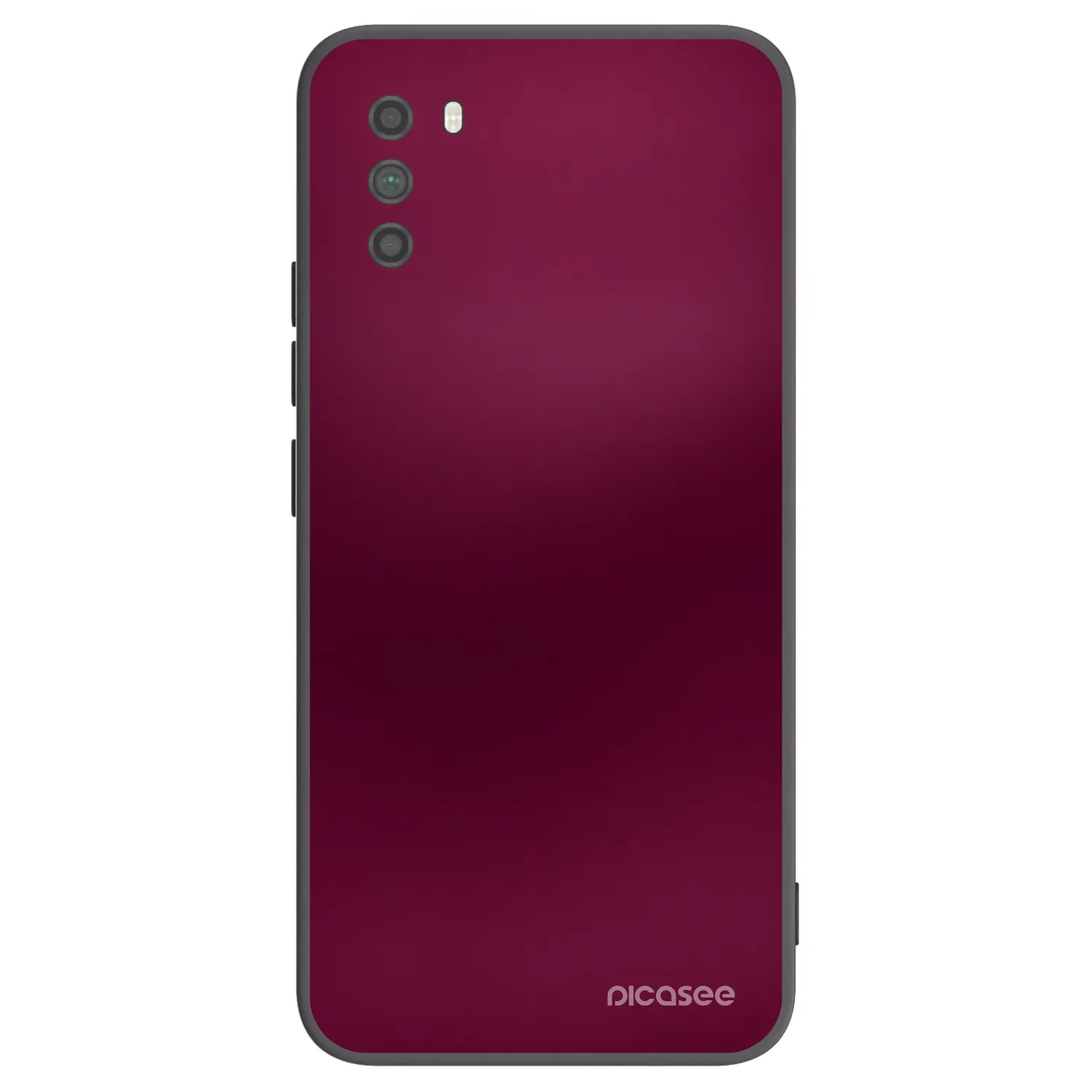 Picasee silikónový čierny obal pre Xiaomi Poco M3 - Velvet Bordeaux