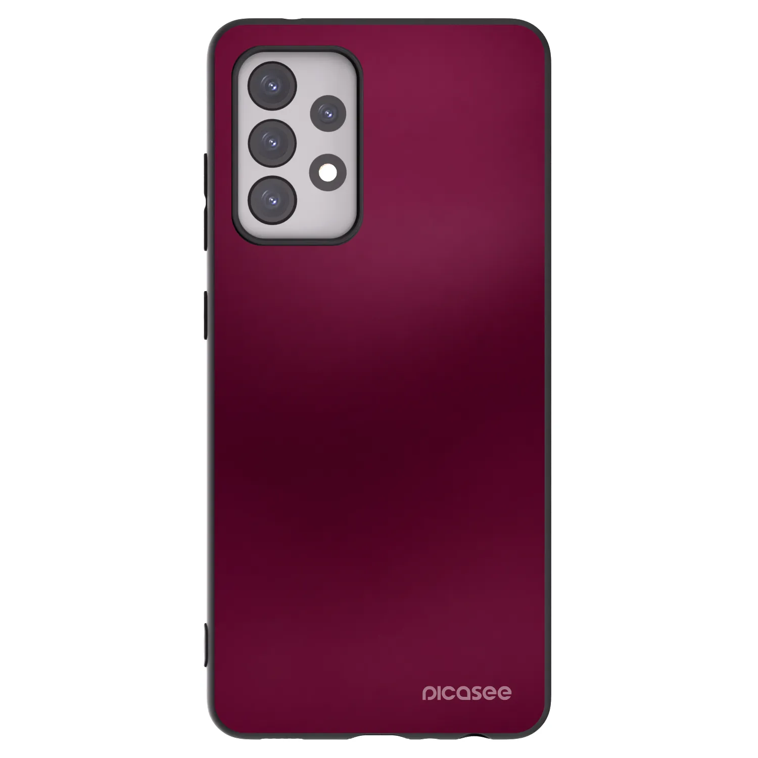 Picasee silikónový čierny obal pre Samsung Galaxy A52 5G A525F - Velvet Bordeaux