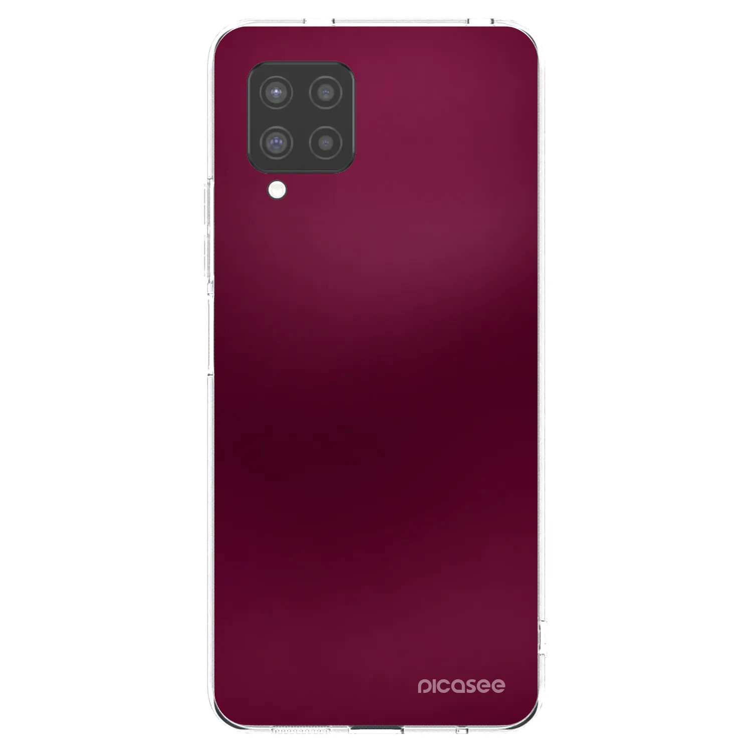 Picasee silikónový prehľadný obal pre Samsung Galaxy A42 A426B - Velvet Bordeaux