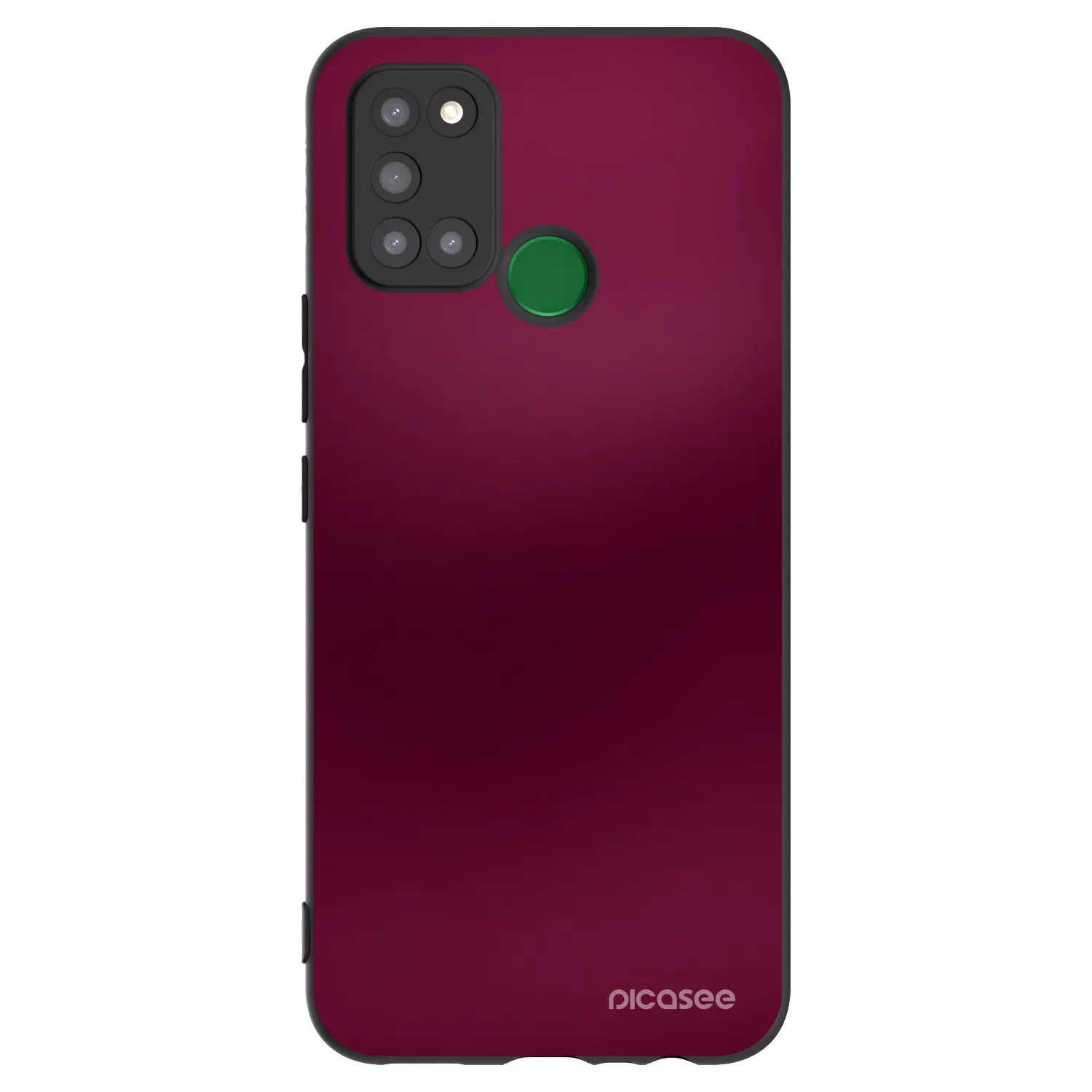 Picasee silikónový čierny obal pre Realme 7i - Velvet Bordeaux