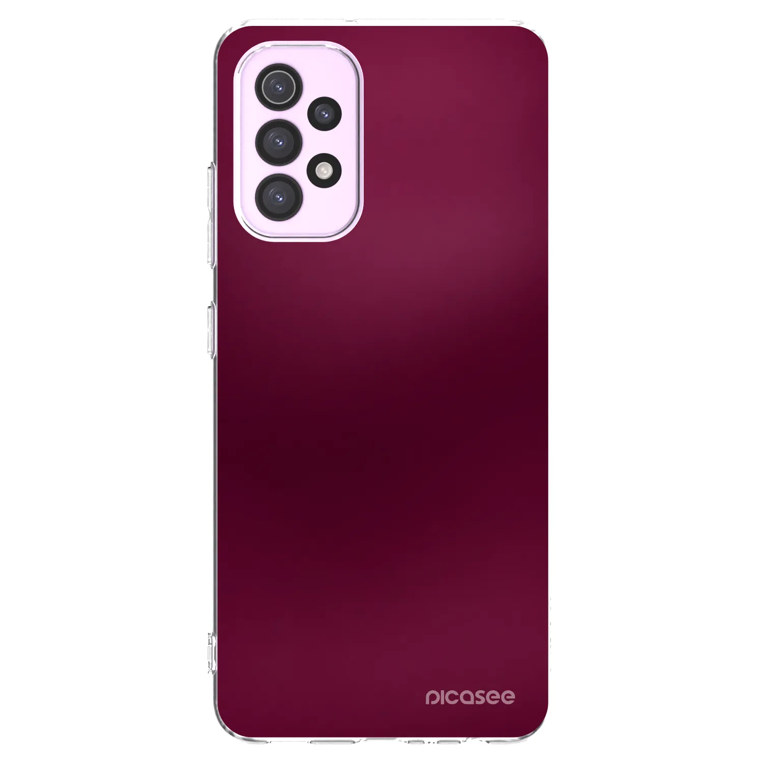 Picasee silikónový prehľadný obal pre Samsung Galaxy A32 5G A326B - Velvet Bordeaux