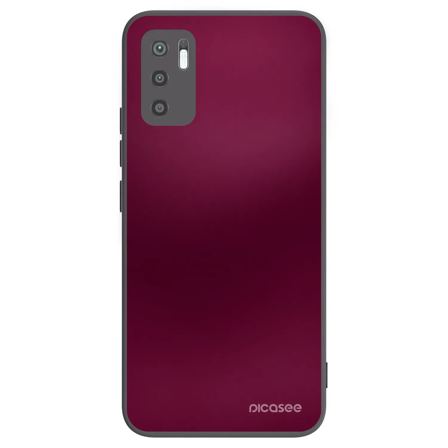 Picasee silikónový čierny obal pre Xiaomi Redmi Note 10 5G - Velvet Bordeaux