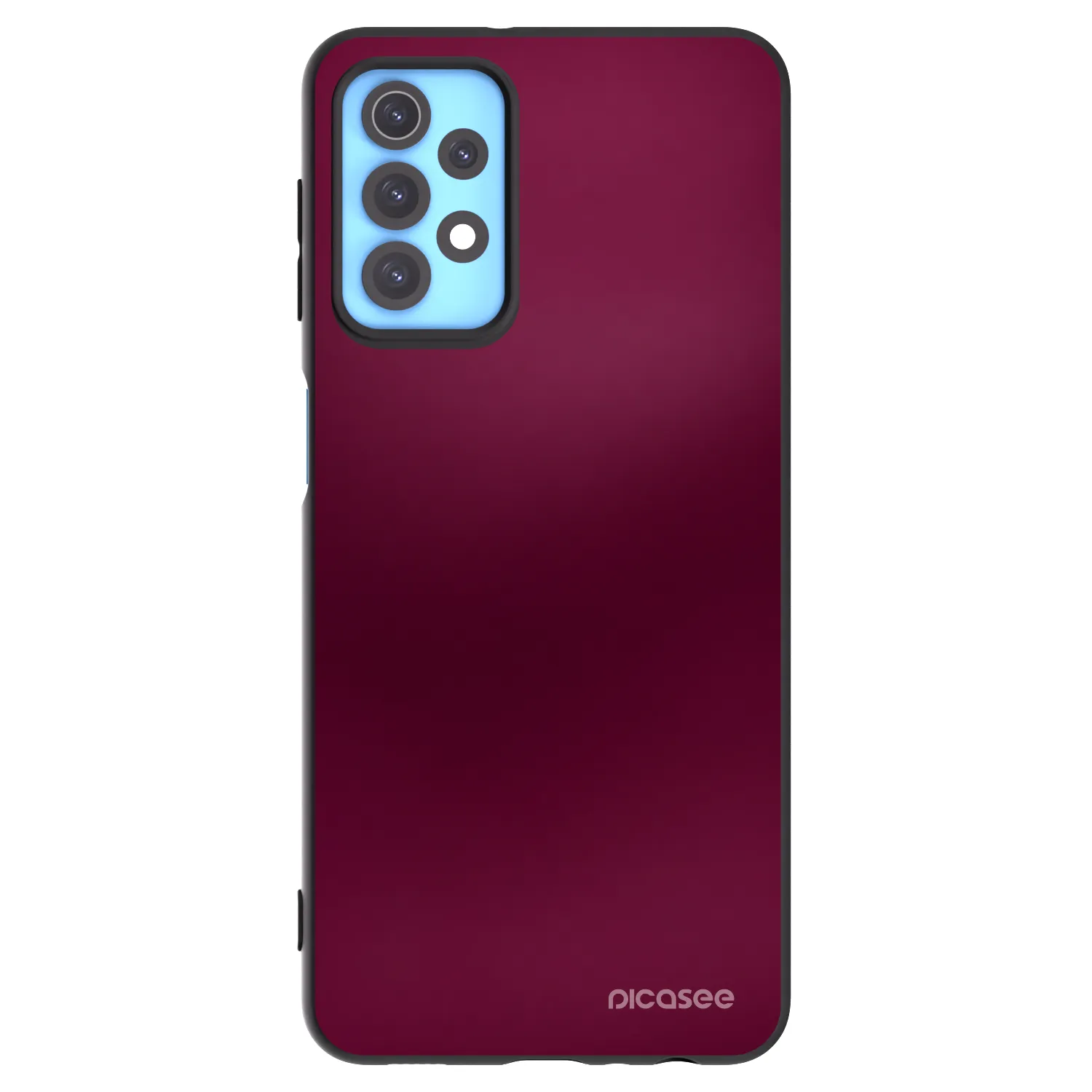 Picasee silikónový čierny obal pre Samsung Galaxy A32 4G SM-A325F - Velvet Bordeaux