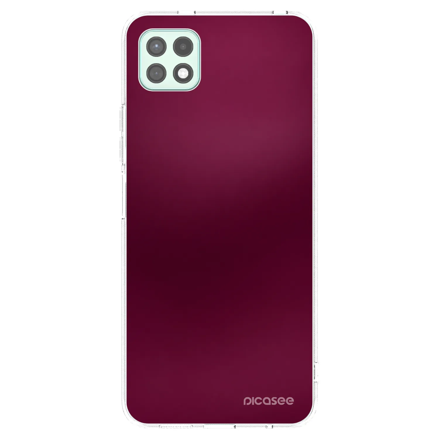 Picasee silikónový prehľadný obal pre Samsung Galaxy A22 A226B 5G - Velvet Bordeaux