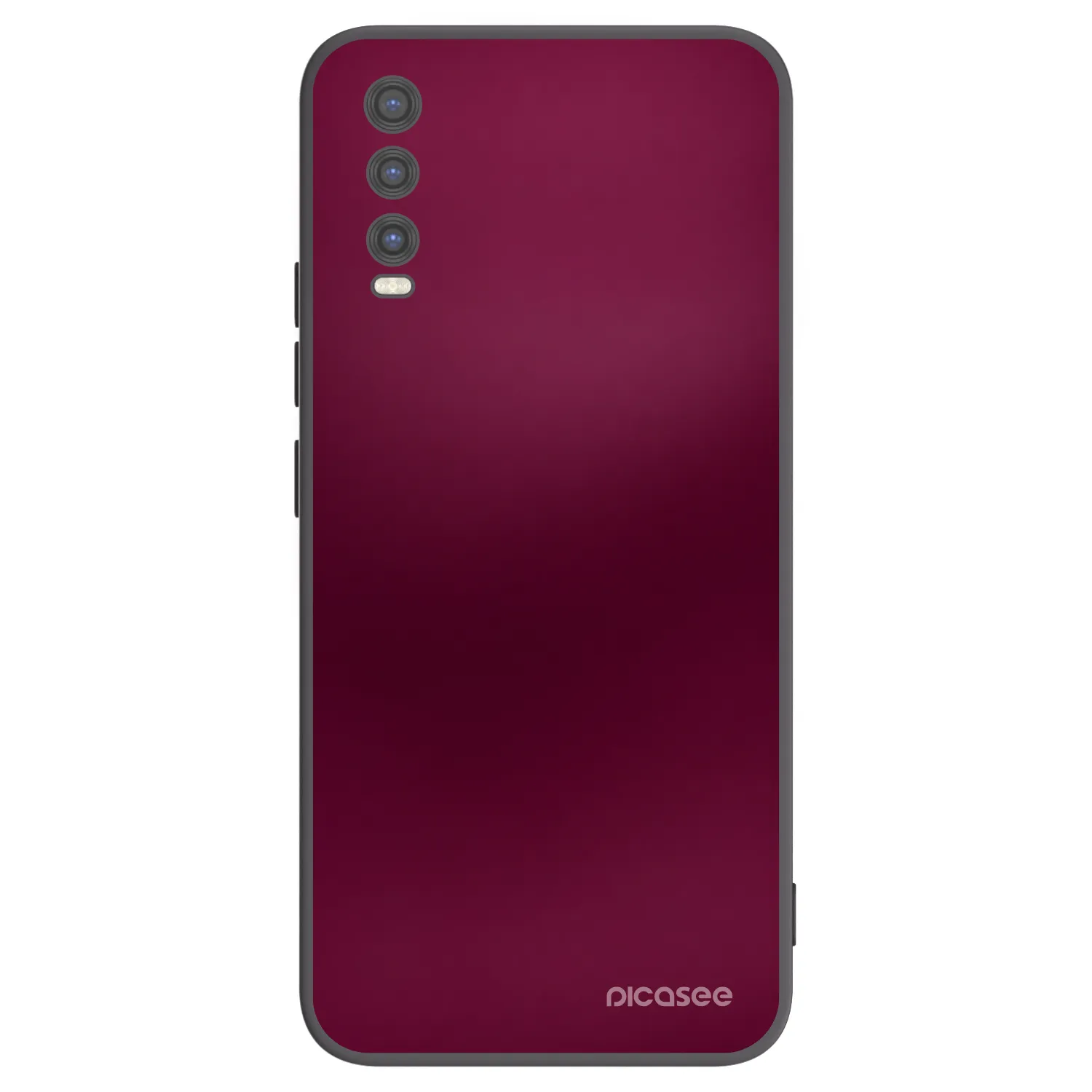 Picasee silikónový čierny obal pre Vivo Y20s - Velvet Bordeaux