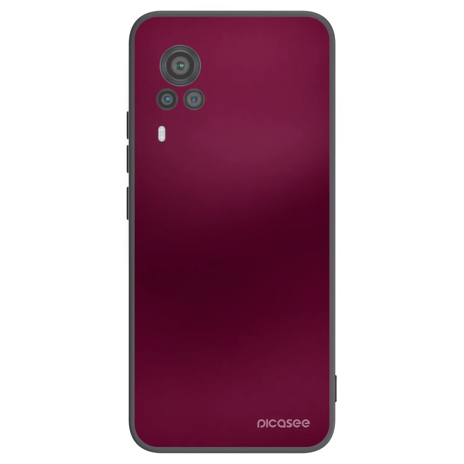 Picasee silikónový čierny obal pre Vivo X60 Pro 5G - Velvet Bordeaux