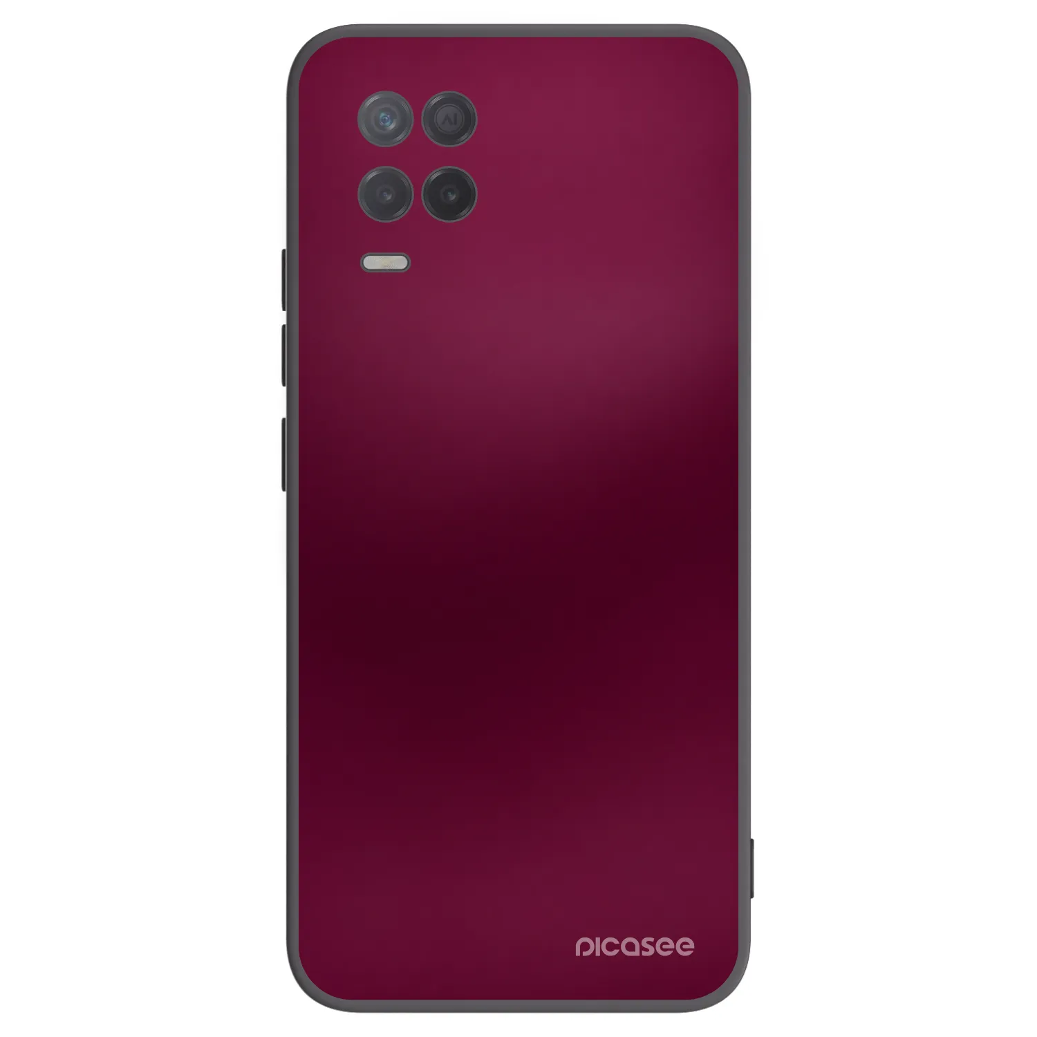 Picasee silikónový čierny obal pre Realme 8 5G - Velvet Bordeaux
